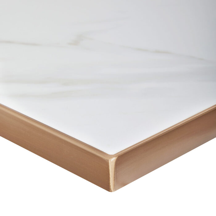 Porcelain Rose Gold Table Base